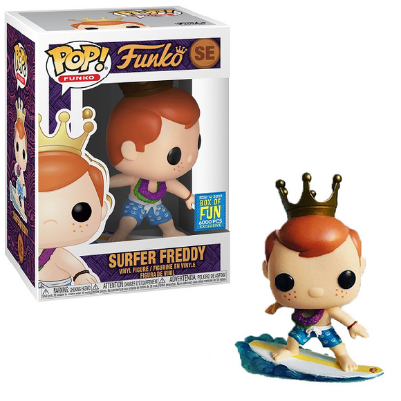 Surfer Freddy #SE – Funko Pop! Funko [2019 Funko Box of Fun Exclusive] [Minor Box Damage]