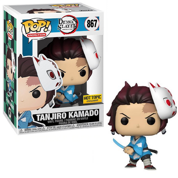 Tanjiro Kamado #867 - Demon Slayer Funko Pop! Animation [with Mask] [Hot Topic Exclusive]