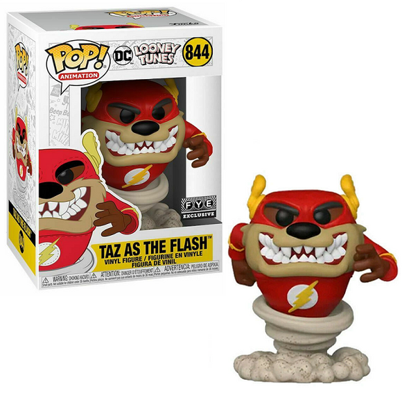 Taz as The Flash #844 - Looney Tunes Funko Pop! Animation [FYE Exclusive]
