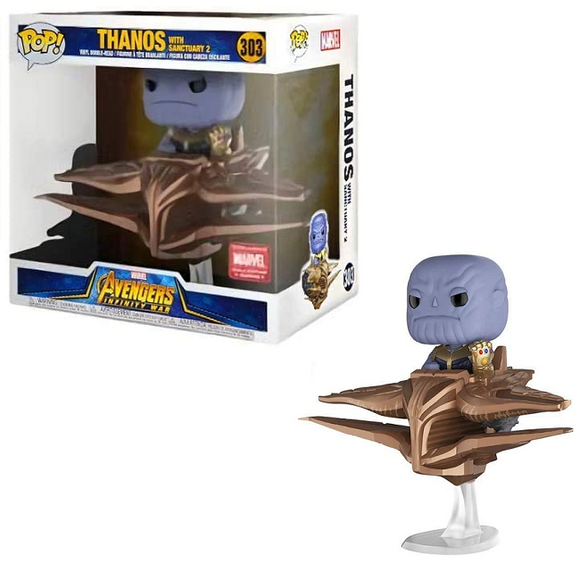 Thanos with Sanctuary 2 #303 - Avengers Infinity War Funko Pop! [Marvel Collector Corps Exclusive]