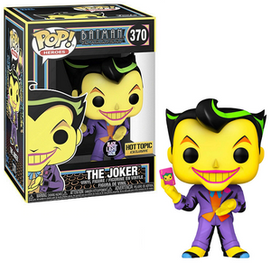 The Joker #370 - Batman Animated Series Funko Pop! Heroes [Black Light Hot Topic Exclusive]