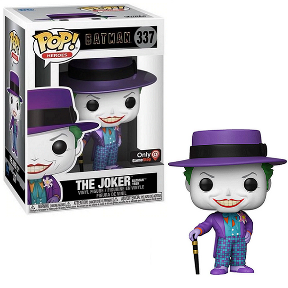 The Joker #337- Batman 1989 Funko Pop! Heroes [GameStop Exclusive]