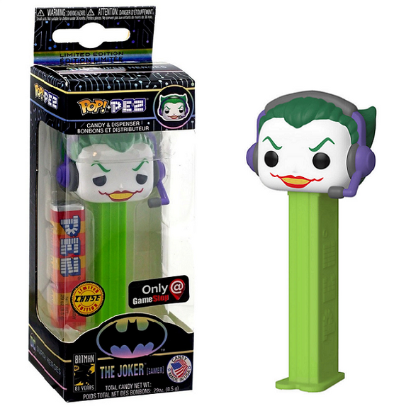 The Joker [Gamer] - Batman 80th Funko Pop! PEZ  [GameStop Exclusive Chase]