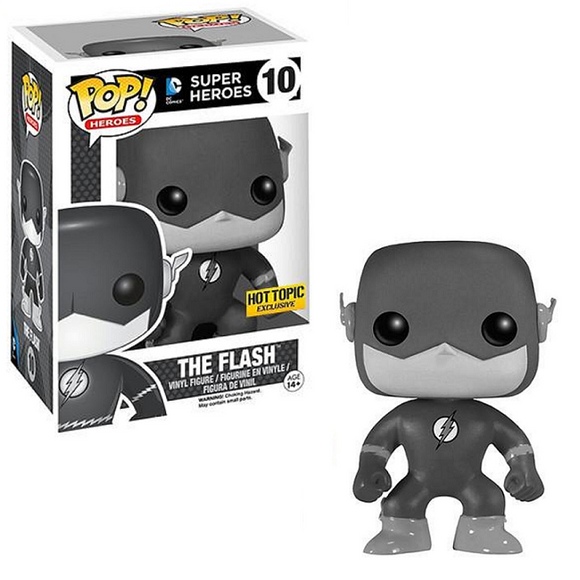 The Flash #10 - DC Super Heroes Funko Pop! Heroes [B&W Hot Topic Exclusive]