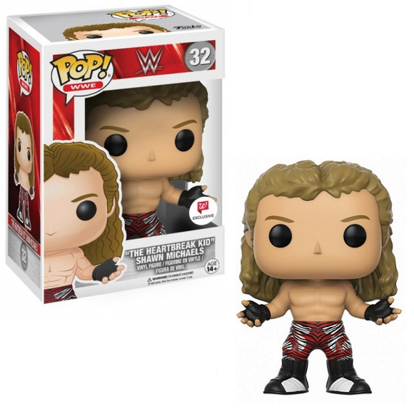 The Heartbreak Kid Shawn Michaels #32 - Wrestling Funko Pop! WWE [WalGreens Exclusive]