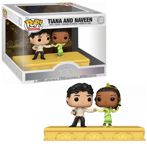 Tiana And Naveen #1322 - Disney 100 Funko Pop! Moment