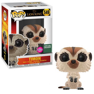 Timon #549 - The Lion King Funko Pop! [Flocked B&N Exclusive]