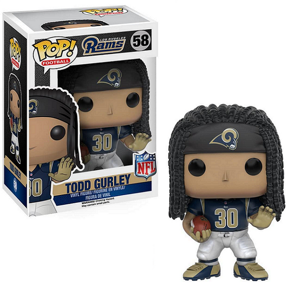 Todd Gurley #58 - Los Angeles Rams Funko Pop! Football [Blue Jersey]