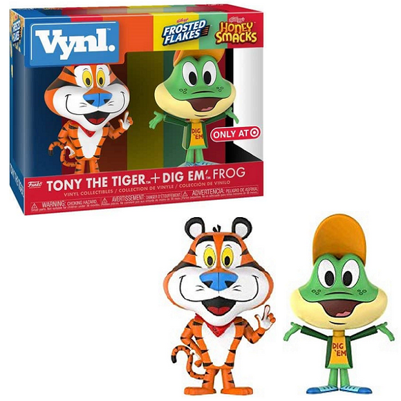 Tony The Tiger & Dig Em Frog - Kelloggs Vynl Pop! Vinyl Exclusive Figure