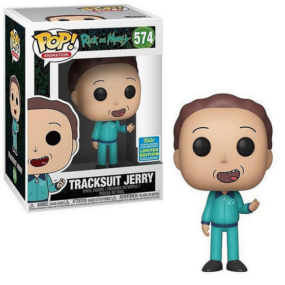 Tracksuit Jerry #574 - Rick & Morty Funko Pop! Animation [2019 Summer Convention Exclusive]