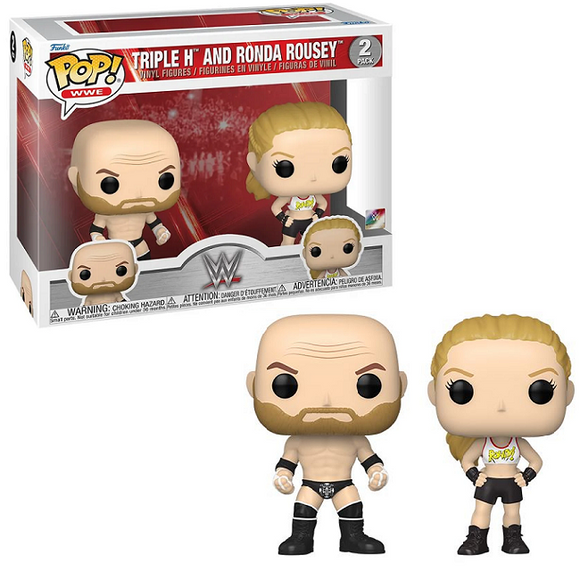 Triple H And Ronda Rousey - Wrestling Funko Pop! WWE