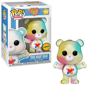 True Heart Bear #1206 - Care Bear 40th Funko Pop! Animation [Translucent Chase]