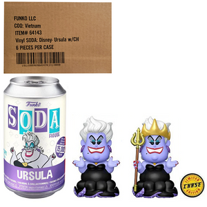 Ursula – Disney Funko Soda [Factory Sealed Case (6) w/Chase]