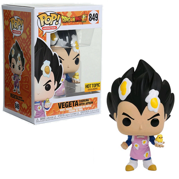 Vegeta Cooking With Apron #849 - Dragon Ball Z Funko Pop! [Hot Topic Exclusive]