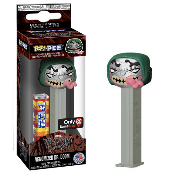 Venomized Dr Doom - Venom Pop! Pez Exclusive Candy Dispenser