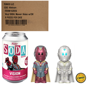 Vision – Marvel Funko Soda [Factory Sealed Case (6) w/Chase]