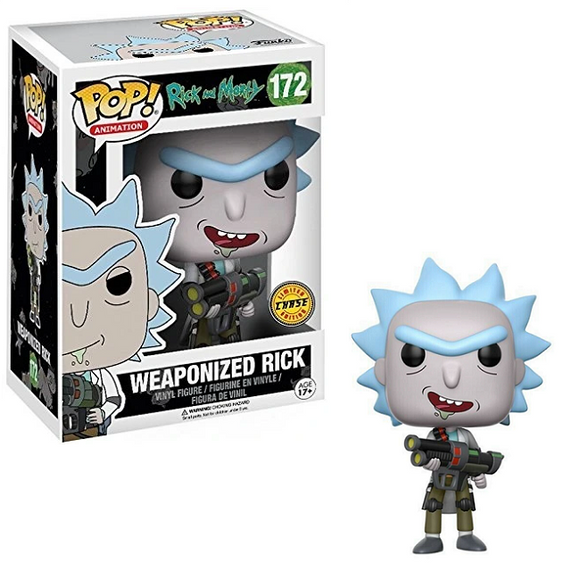 Weaponized Rick #172 - Rick And Morty Pop! Animation Chase Version Vinyl Figure