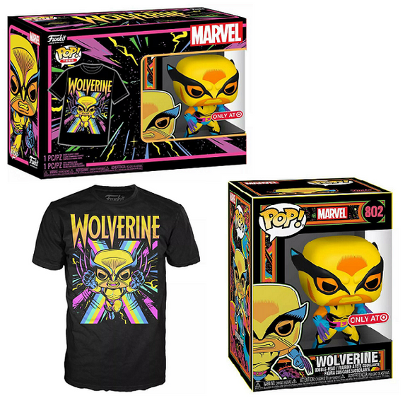 Wolverine #802 – Marvel Collectors Box Pop! Tees Vinyl Figure