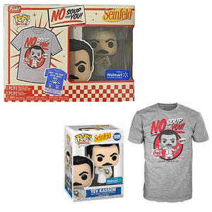 Yev Kassem #1089 – No Soup For You Funko Pop! & Tee [Walmart Exclusive Size-XL]