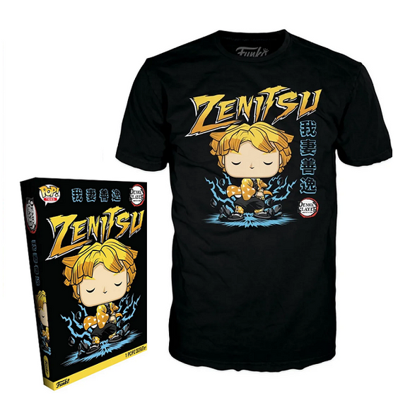 Zenitsu - Demon Slayer Boxed Funko Pop! Tee [Size-XL]