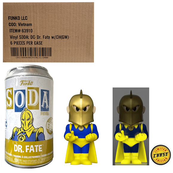 Dr Fate – DC Funko Soda [Factory Sealed Case (6) w/Chase]