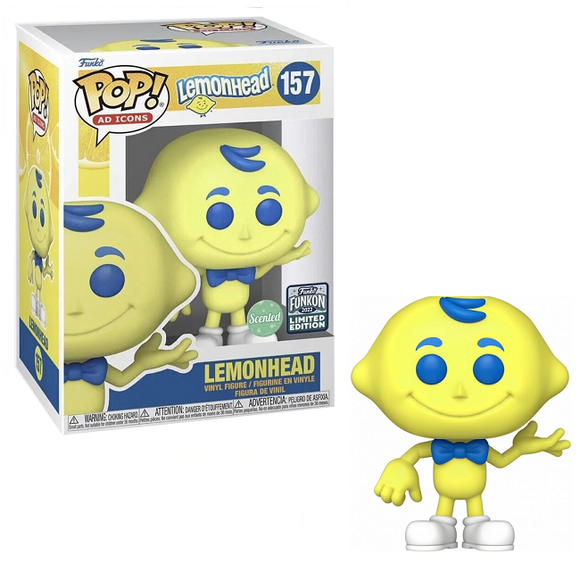 Lemonhead #157 - Lemonhead Funko Pop! Ad Icons [Scented 2022 Funkon Limited Edition]