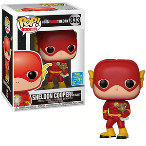 Sheldon Cooper as the Flash #833 - The Big Bang Theory Funko Pop! TV [2019 Summer Convention Exclusive]