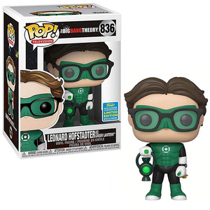 Leonard Hofstadter as Green Lantern #836 - Big Bang Theory Funko Pop! TV [2019 Summer Convention Limited Edition Exclusive]